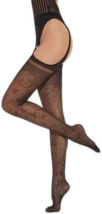 Vue 5 de Collant Ouvert Femme Effet