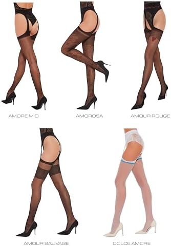 Vue 7 de Collant Ouvert Femme Effet