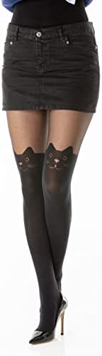 Vue 6 de Collants Fantaisie Femme Noir