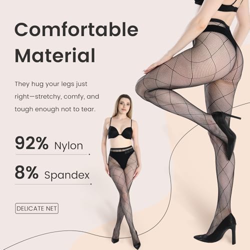 Vue 2 de Collant Femme Fantaisie Collants