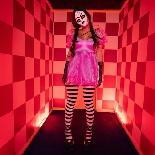 Vue 6 de Collant Rayures Tons Collants