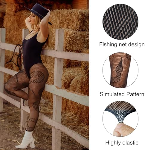 Vue 4 de Paires Collants Bas Resille