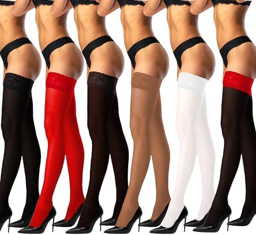 Vue 4 de Bas De Cuisse Opaques