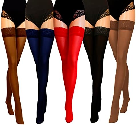 Vue 5 de Bas De Cuisse Opaques