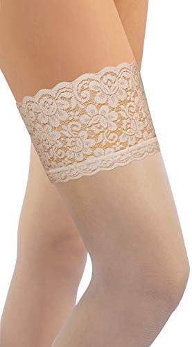 Vue 5 de Bas Autofixant Dentelle Avec