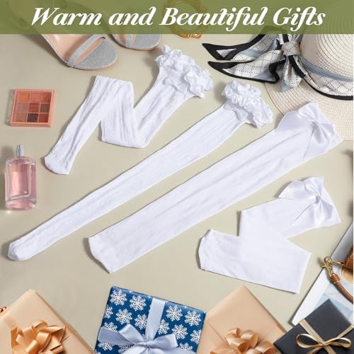 Vue 7 de Pairs White Lace Thigh