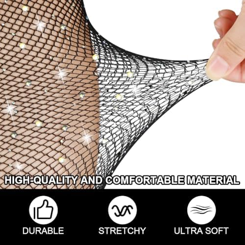 Vue 5 de Collant Resille Femme Bas