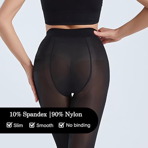 Vue 4 de Paires Denier Collants Femme