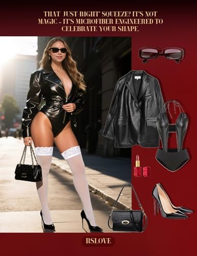 Vue 5 de Dentelle Bas Autofixants Femmes