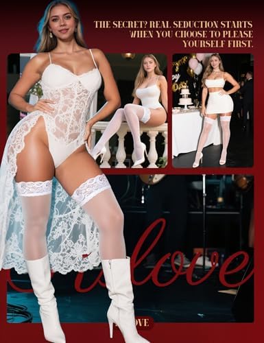 Vue 6 de Dentelle Bas Autofixants Femmes