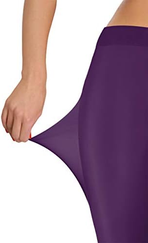 Vue 4 de Collants Femme Opaque Lisse