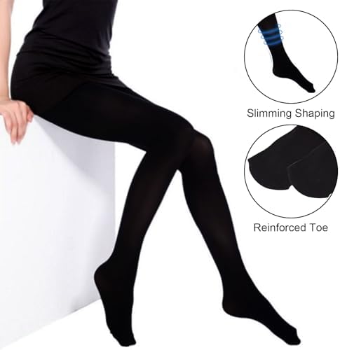 Vue 4 de Paires Collant Opaque Deniers