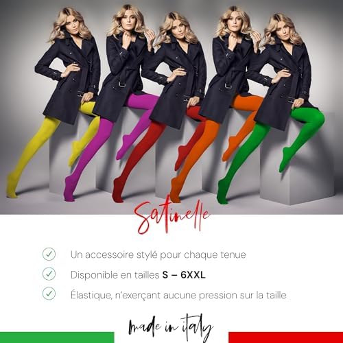 Vue 4 de Satinelle Den Collants Colores