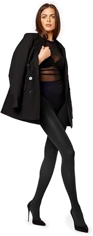 Vue 6 de Collant Lisse En Microfibre