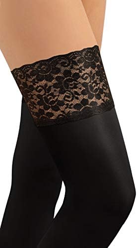 Vue 4 de Bas Autofixant Femme Opaque