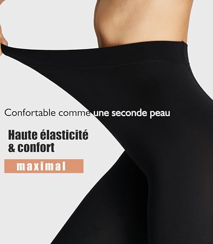 Vue 4 de Collant Thermique Femme Hiver