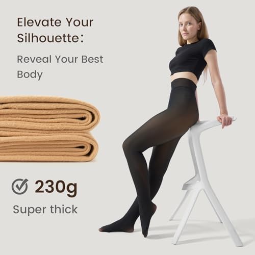 Vue 4 de Collant Polaire Femme Collant