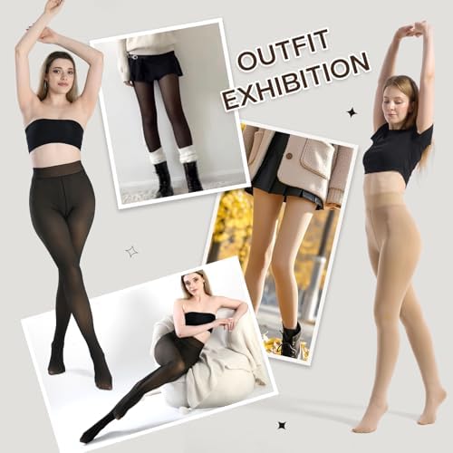 Vue 6 de Collant Polaire Femme Collant