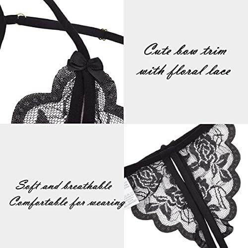 Vue 4 de Ensemble Soutiengorge Et Culotte