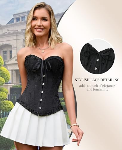 Vue 3 de Corset Bustier En Plastique