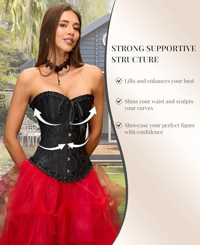 Vue 4 de Corset Bustier En Plastique