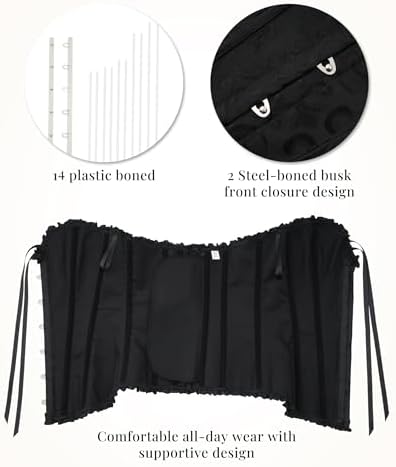 Vue 6 de Corset Bustier En Plastique