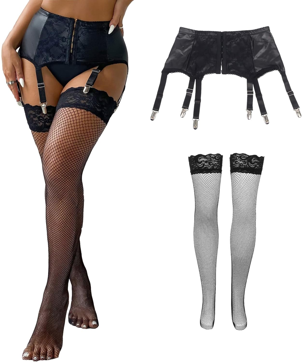 Ohyeahlady Porte Jarretelles Ensemble