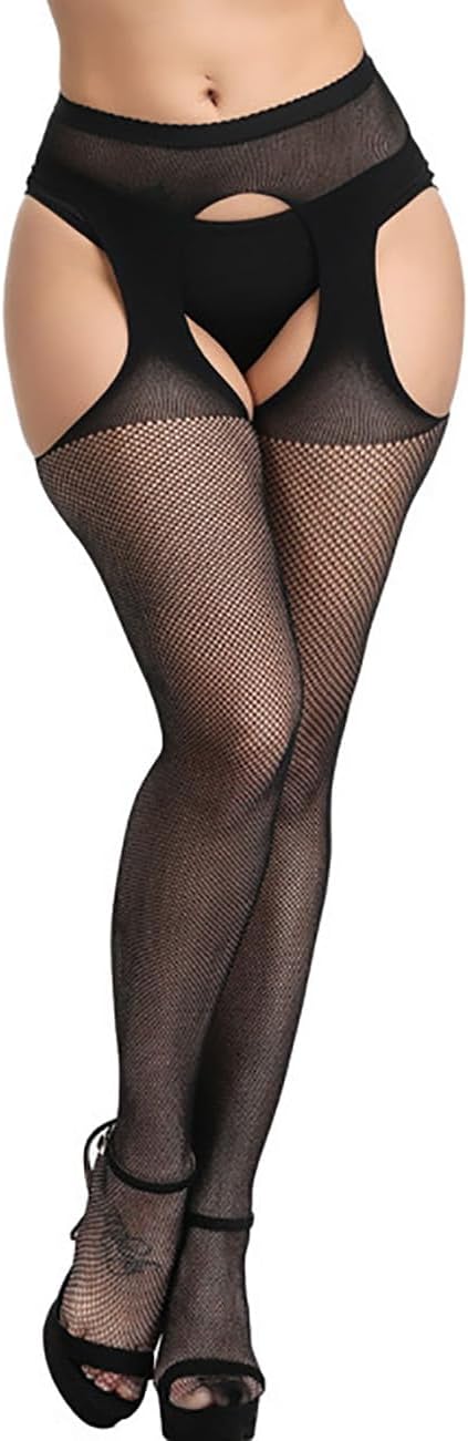 Collant Resille Noir Porte