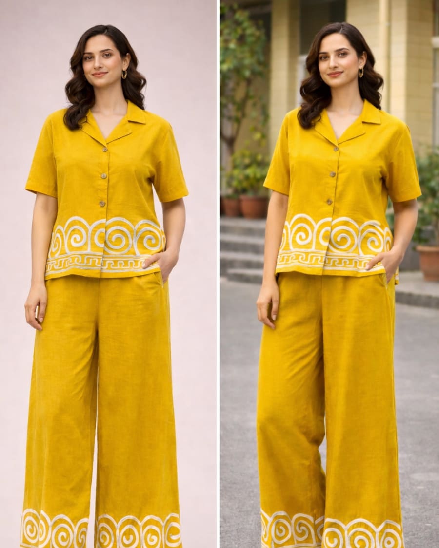 Mustard Muse Cord Set