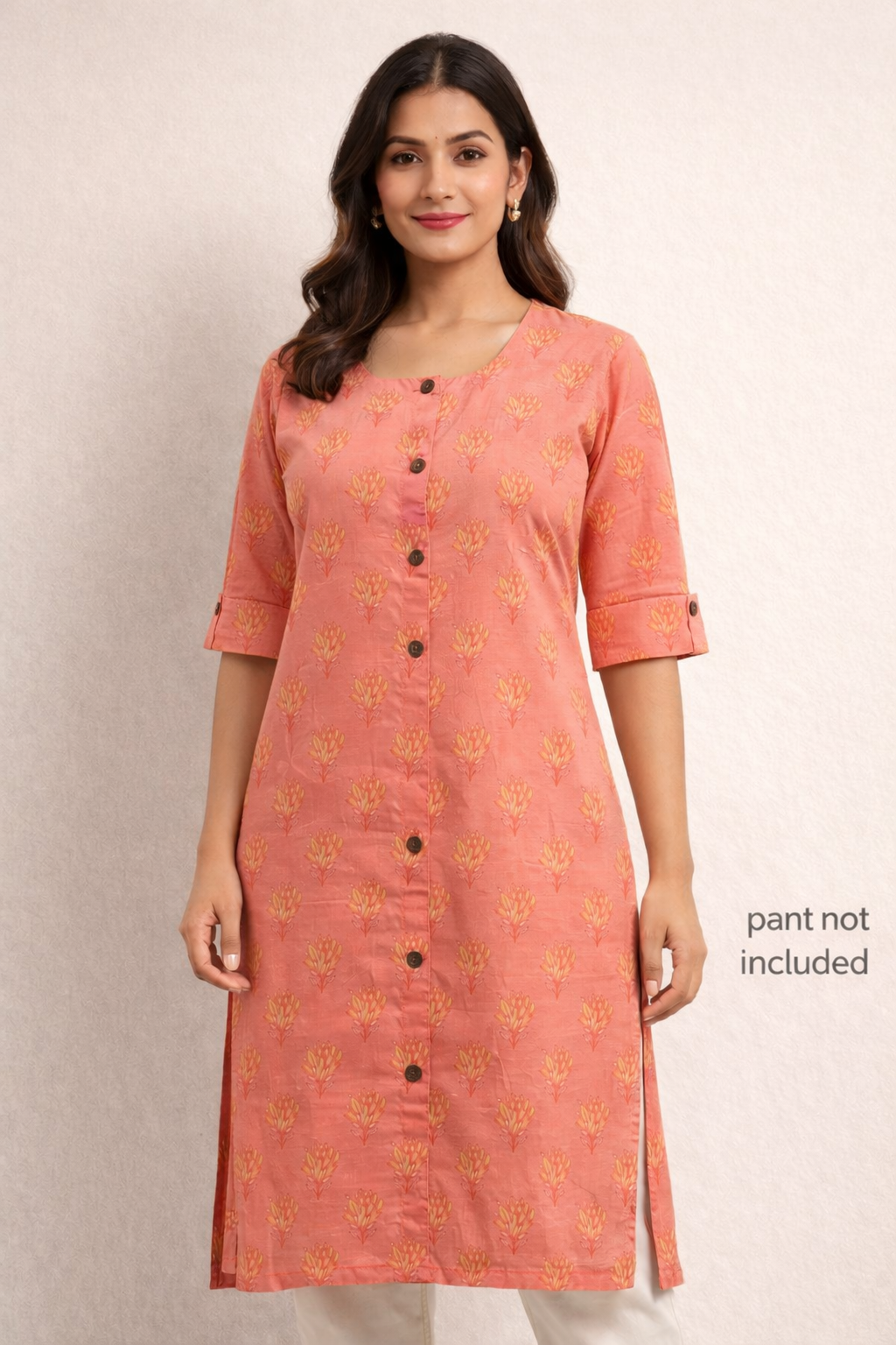 Rozana Pink A-Line Kurta