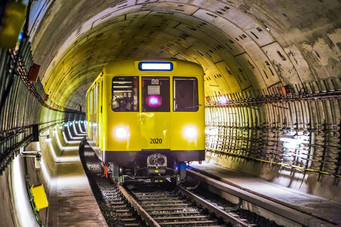 Train for public transportation in Berlin