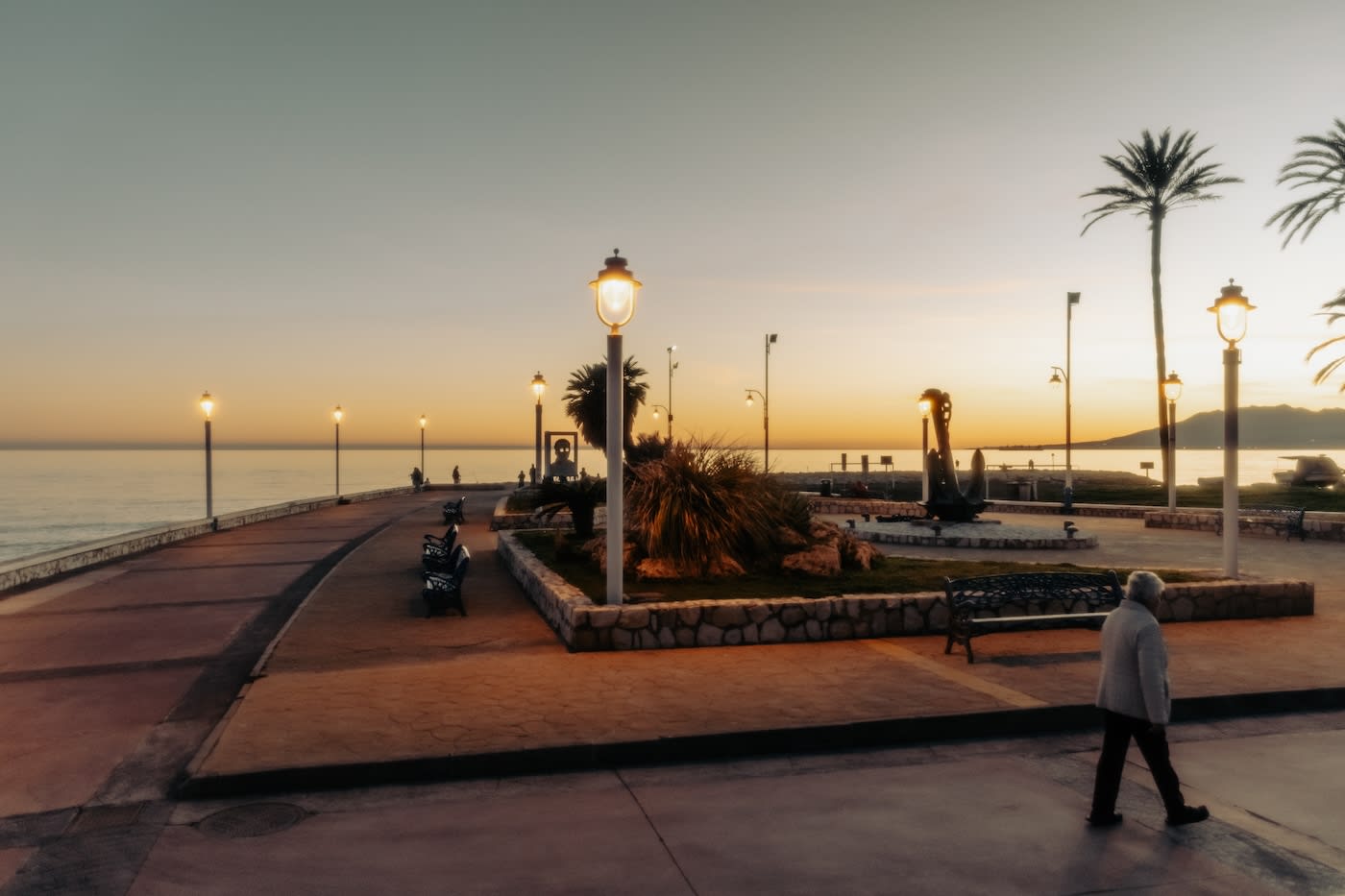 El Palo neighborhood promenade in Malaga