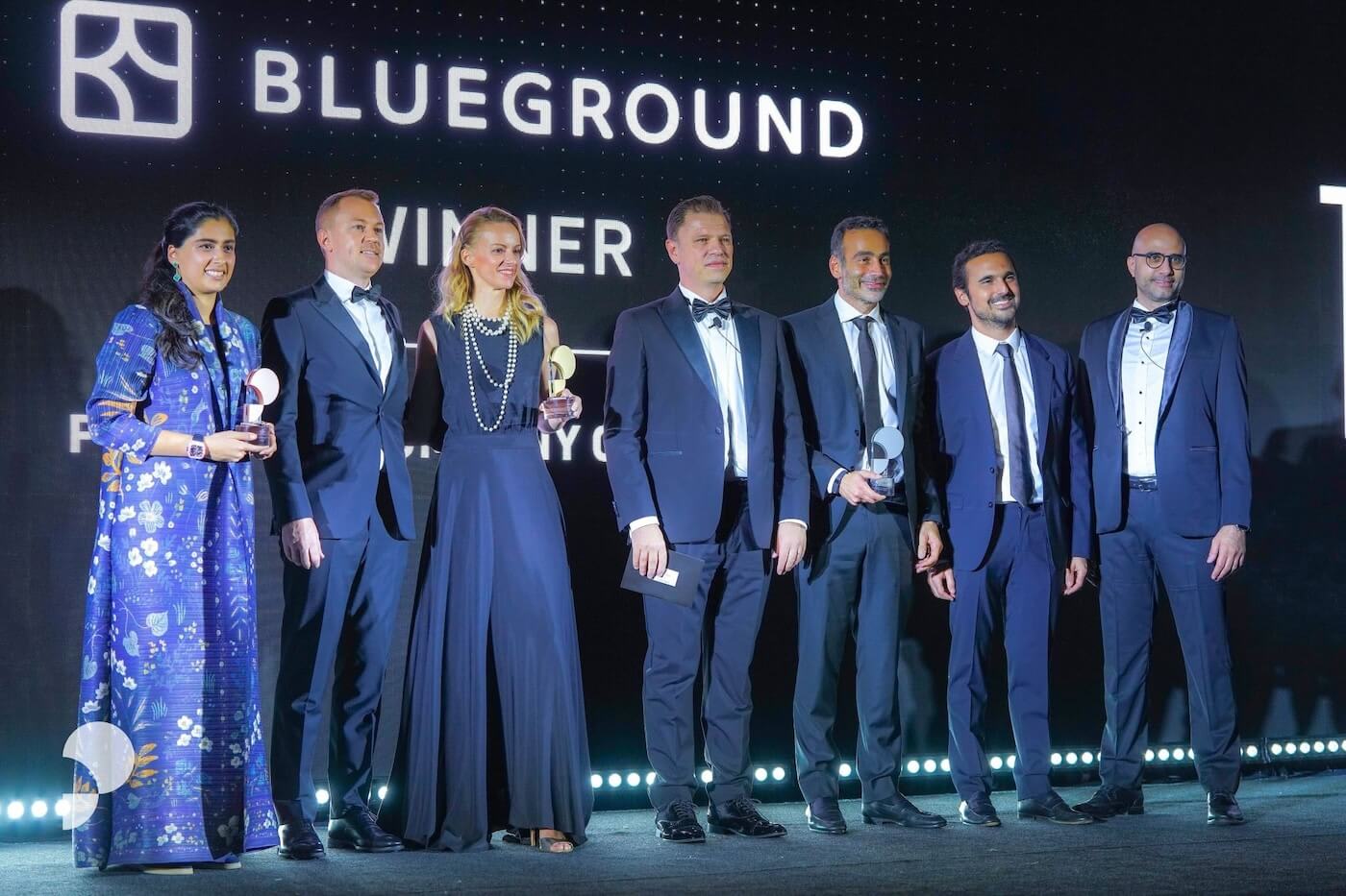 Blueground at property finders awards 2023