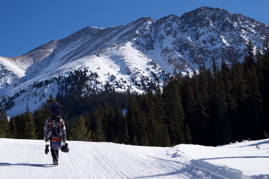 Skier on Arapahoe Basin