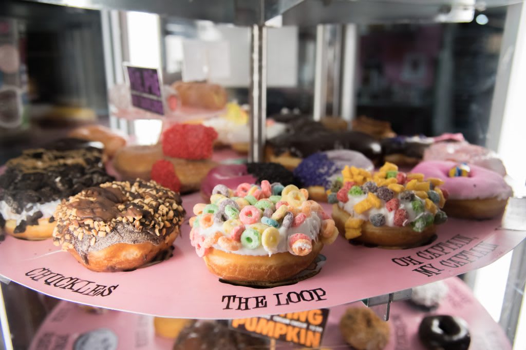 Colorful donuts