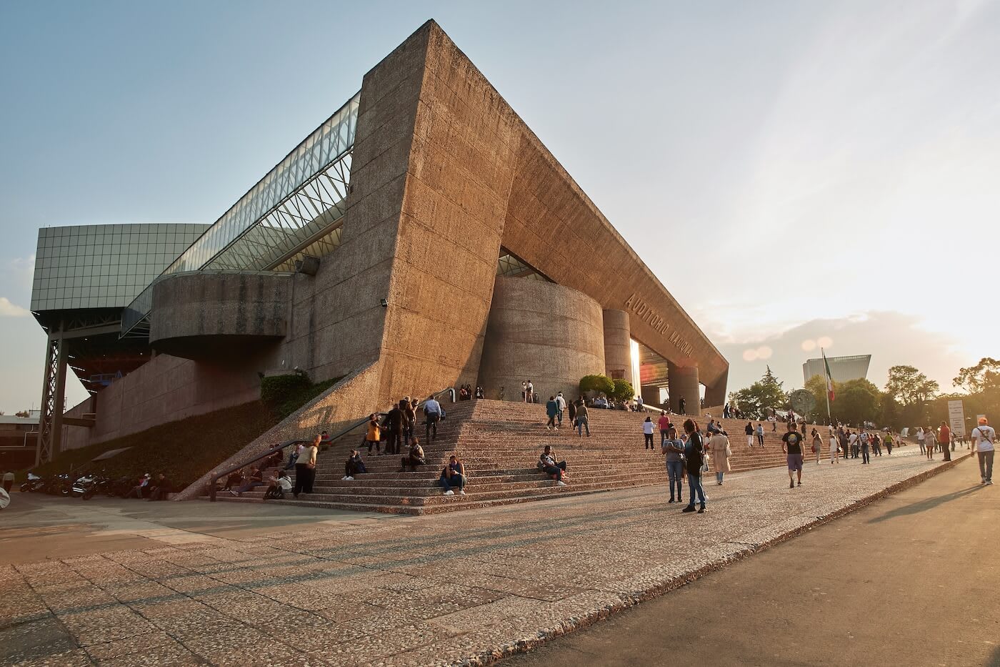 Exterior of the National Auditorium in Mexico City