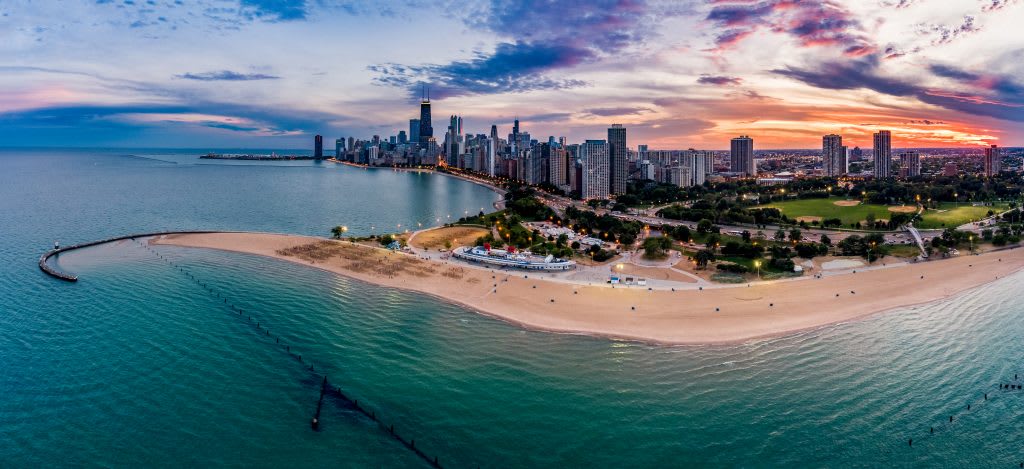 Chicago Lake Michigan