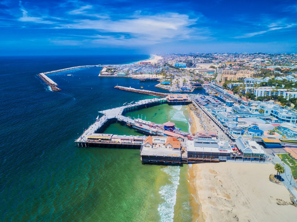Redondo Beach and pier