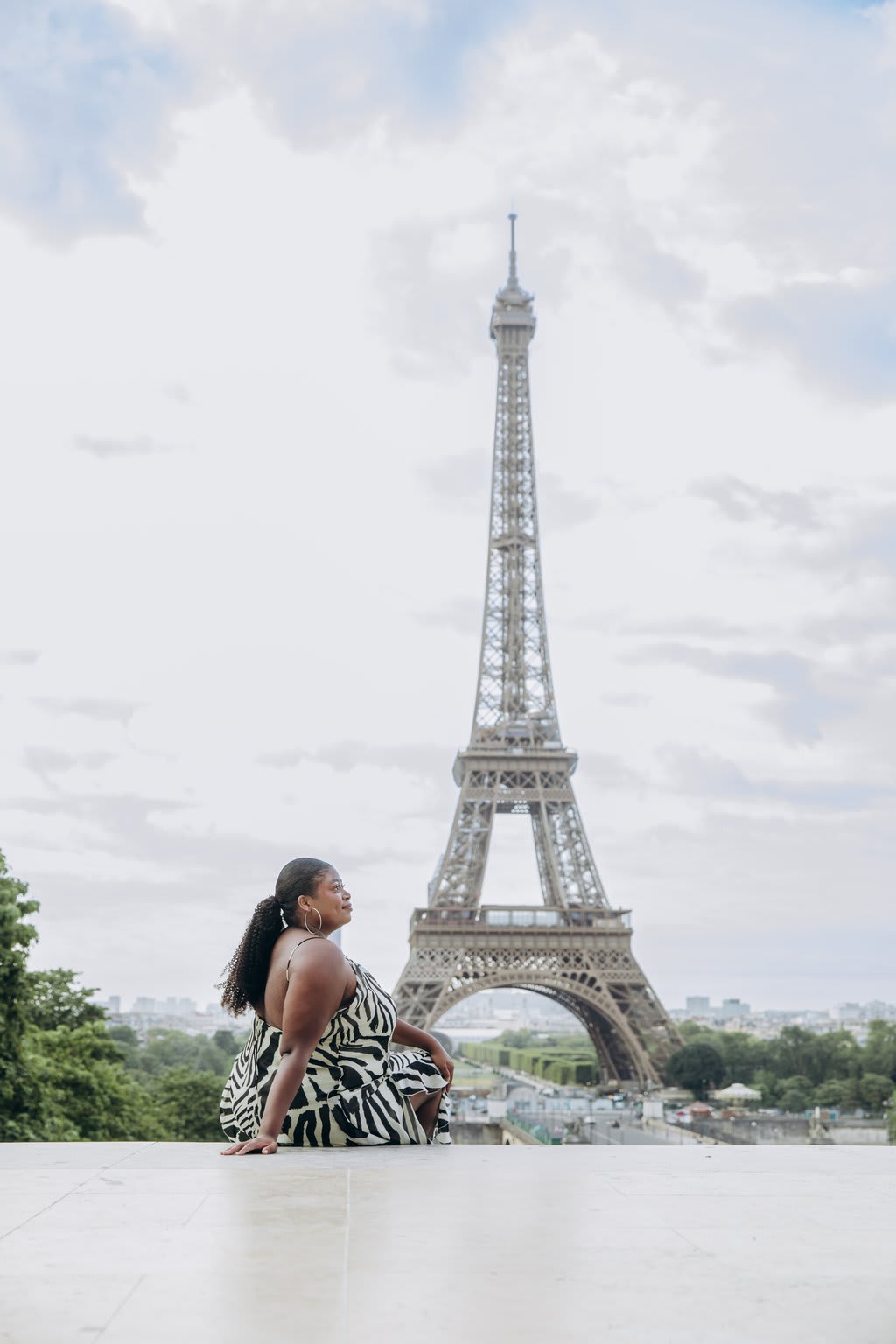 Abigail and the Eiffel Tower