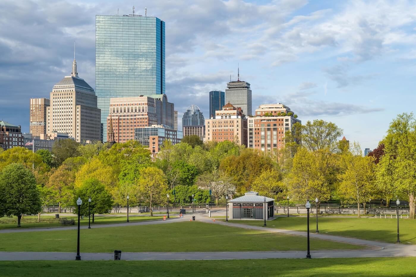 A green space in Boston