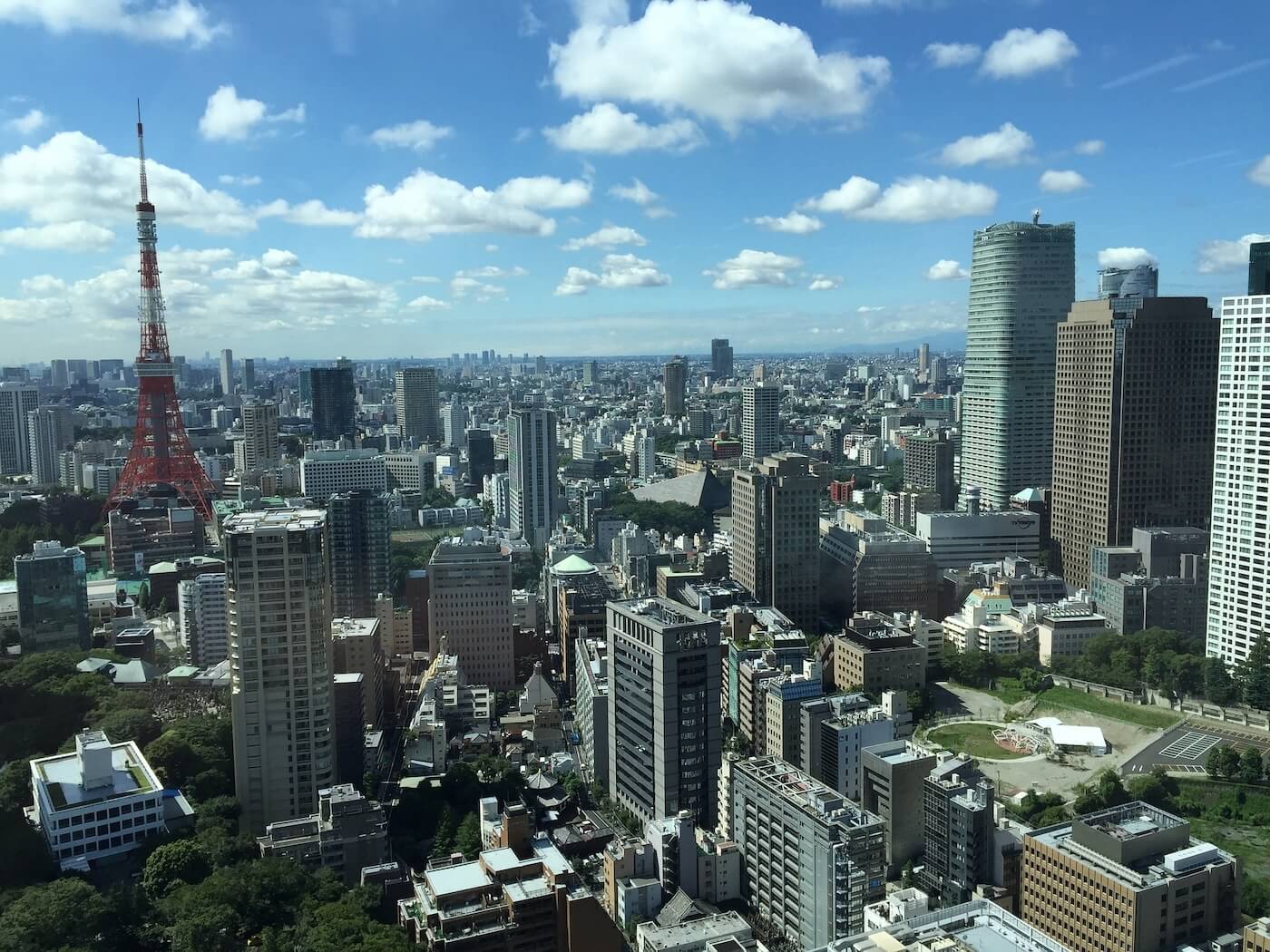 Skyscrapers in Tokyo Japan