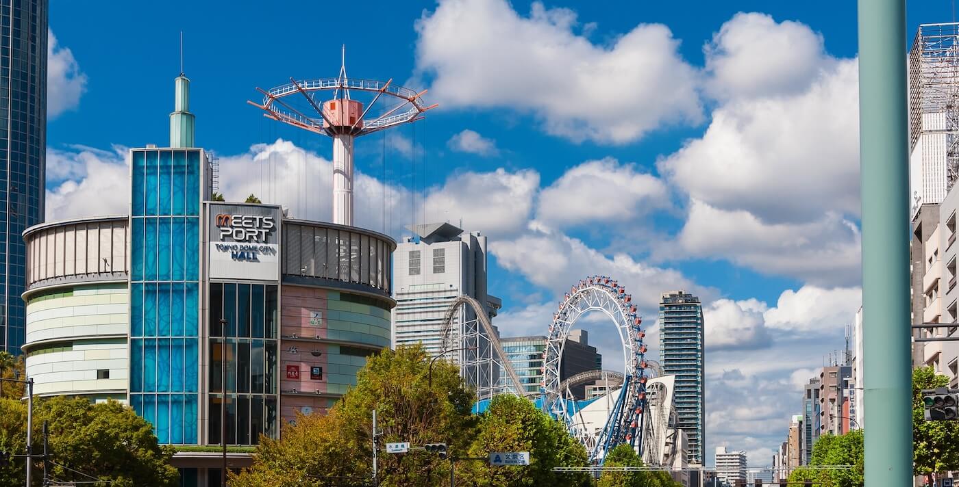 Amusement park rides in Bunkyo Ward Tokyo