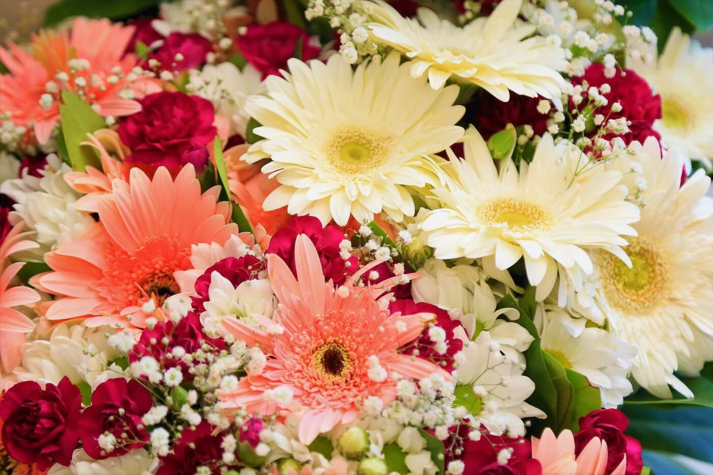 Close up of flower bouquet