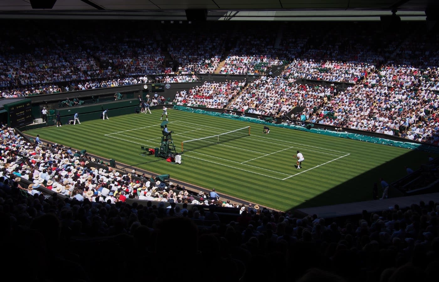 tennis match in Wimbledon