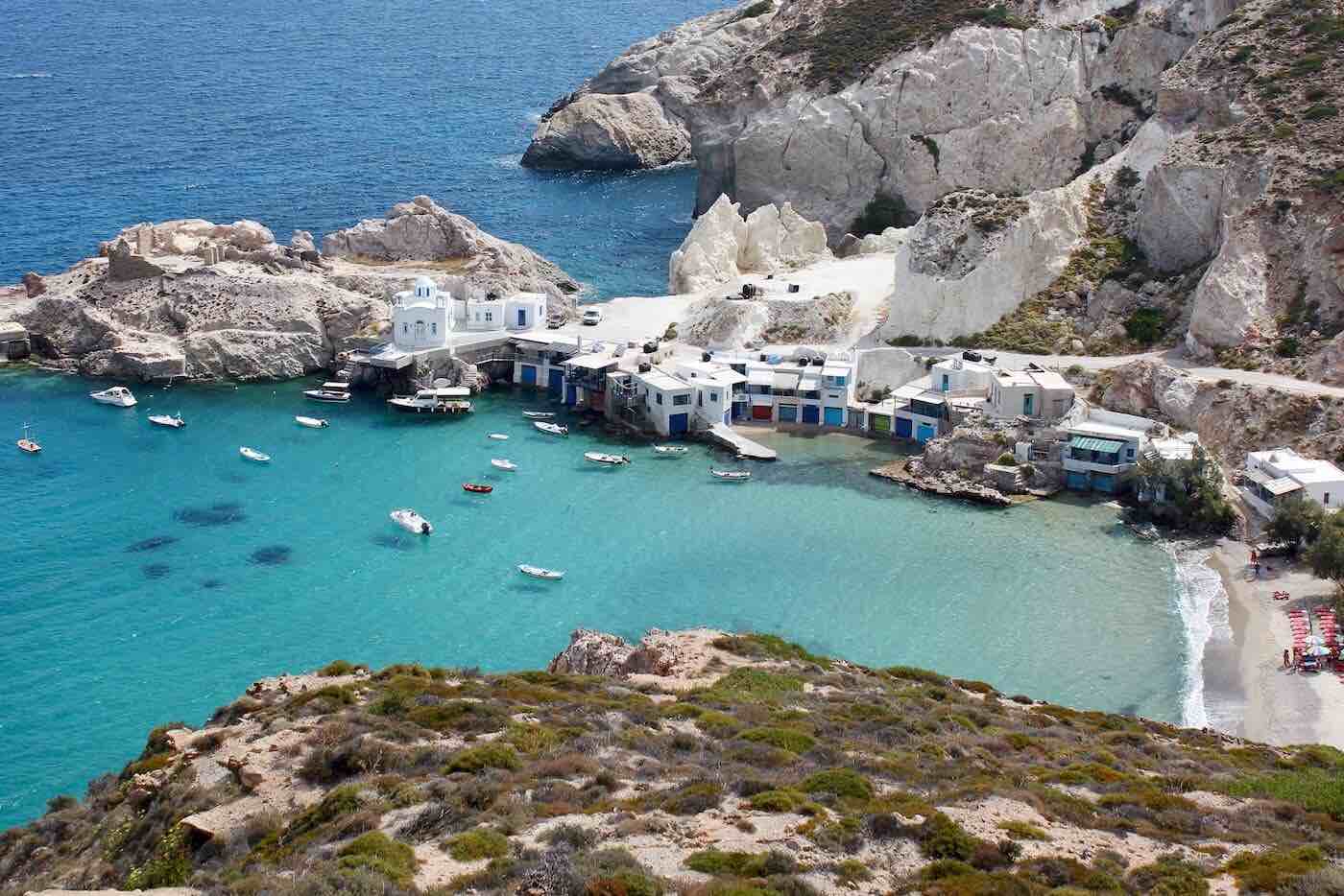 a beautiful village in greece