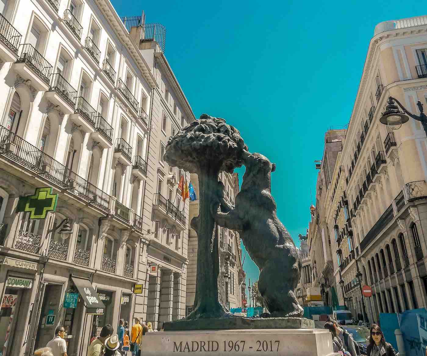 a public square in madrid