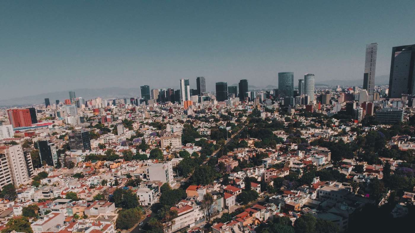 The Mexico City skyline
