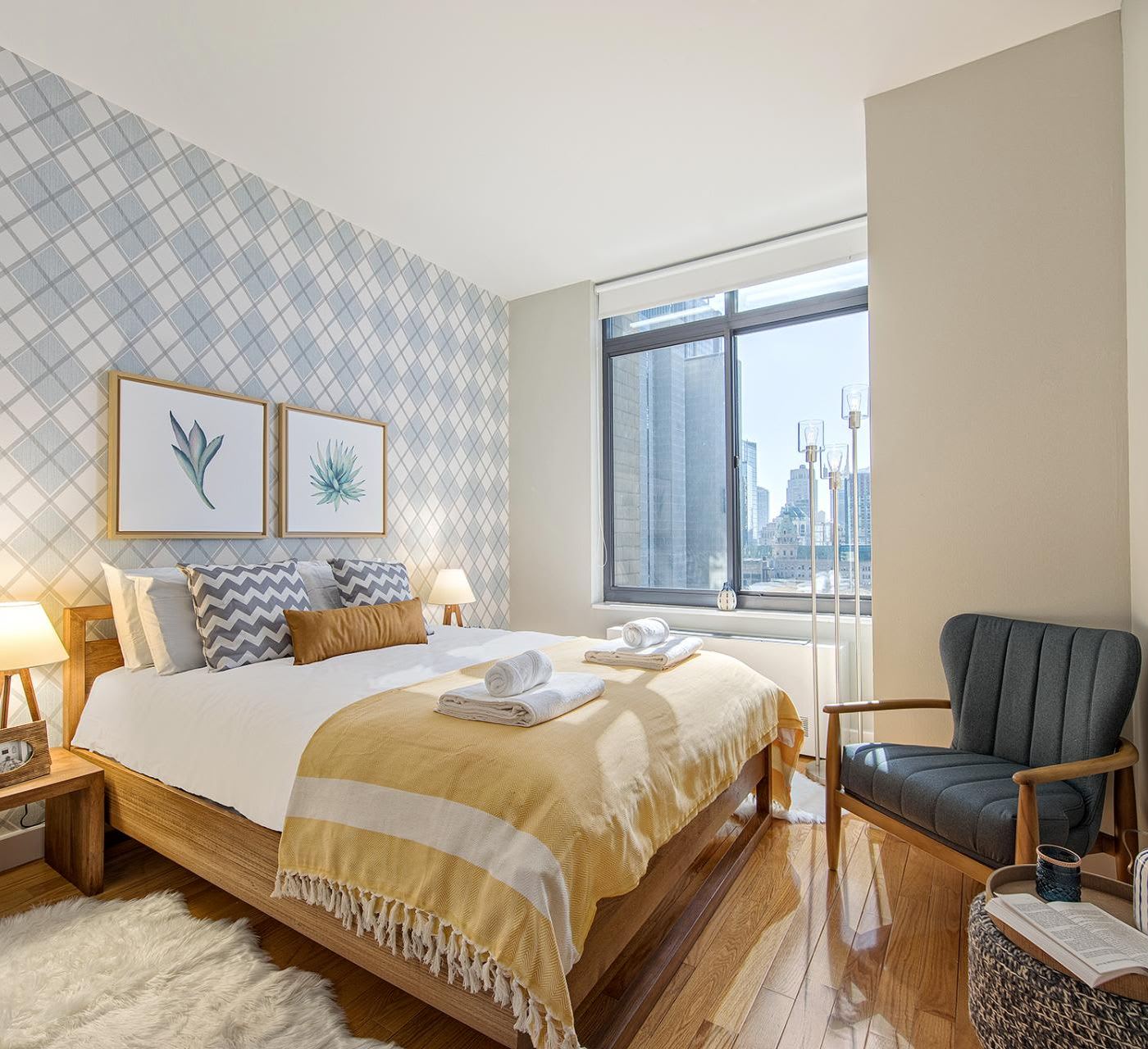 NYC midtown ritz plaza bedroom with gorgeous city views