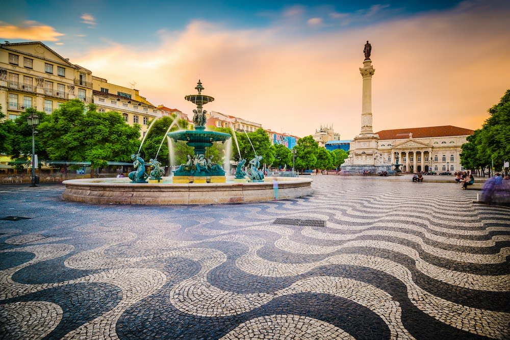 fountain in Lisbon