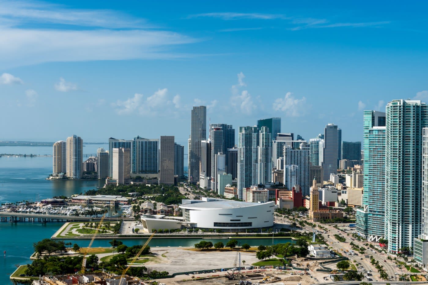 Skyline view of miami